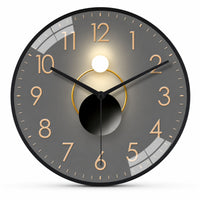 Modern Minimalist Wall Clock Shadow Effect