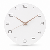 Silent Open Numeric Wall Clock