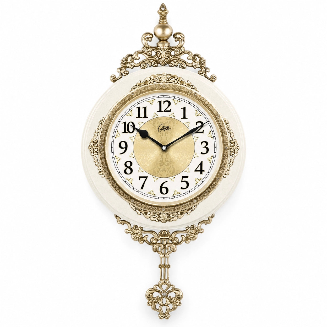 Vintage European Wall Clock Pendulum