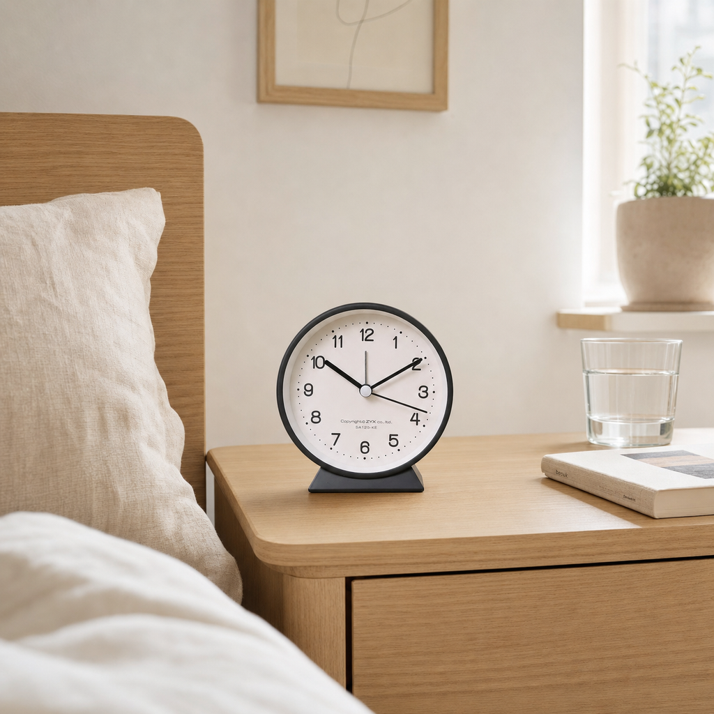 Classic Twin Bell Silent Alarm Clock