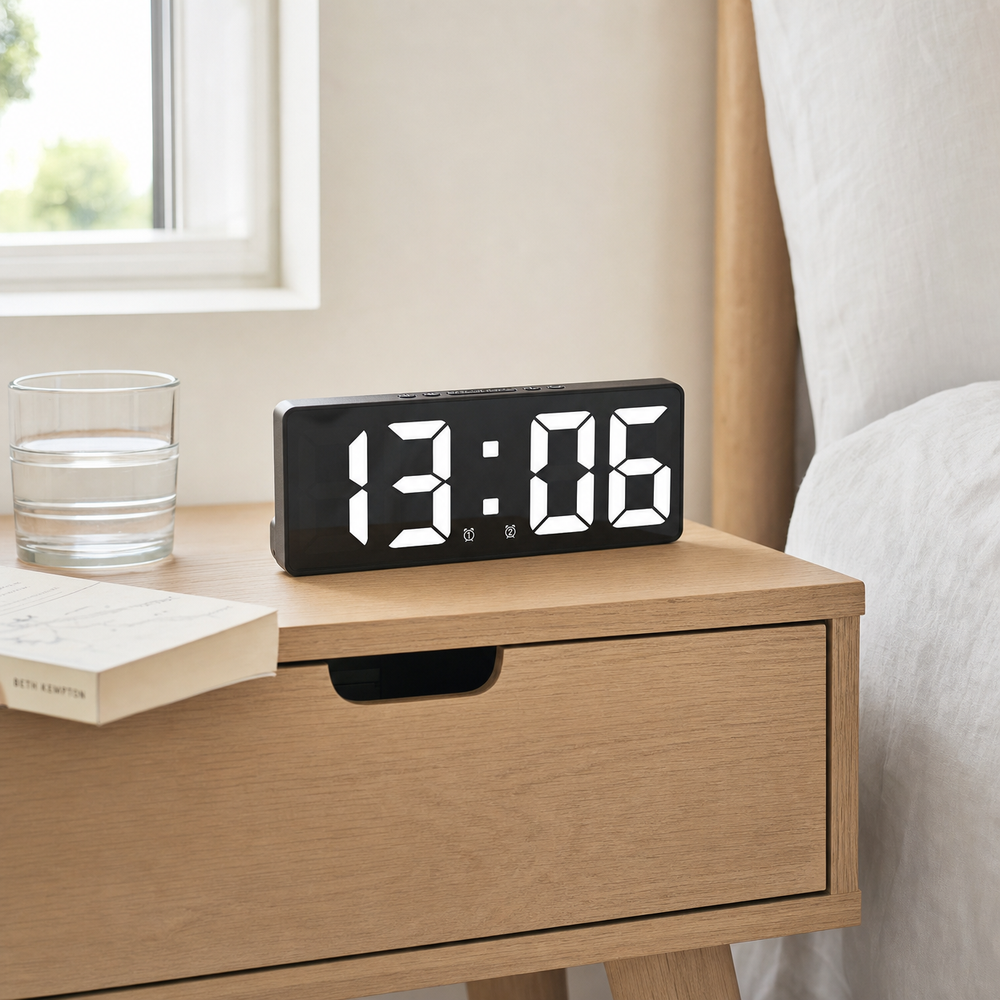 Alarm Clock Large Display For Seniors