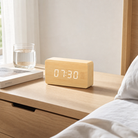 Digital Alarm Clock Temperature Display