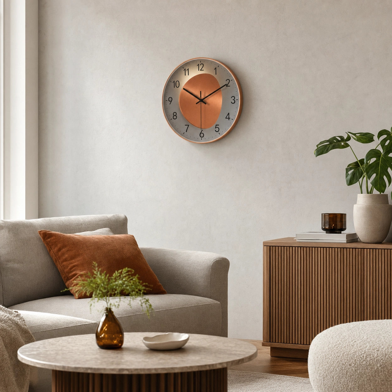 Modern Kitchen Wall Clock Silent Movement
