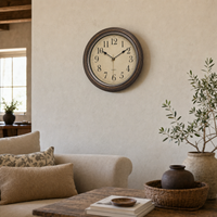 Vintage Silent Wall Clock Living Room