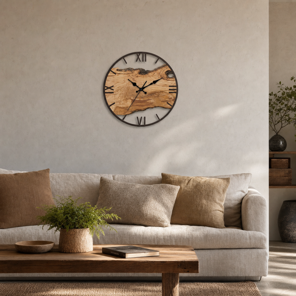 Minimalist Transparent Wall Clock Silent