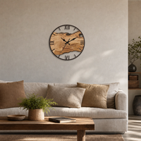 Minimalist Transparent Wall Clock Silent