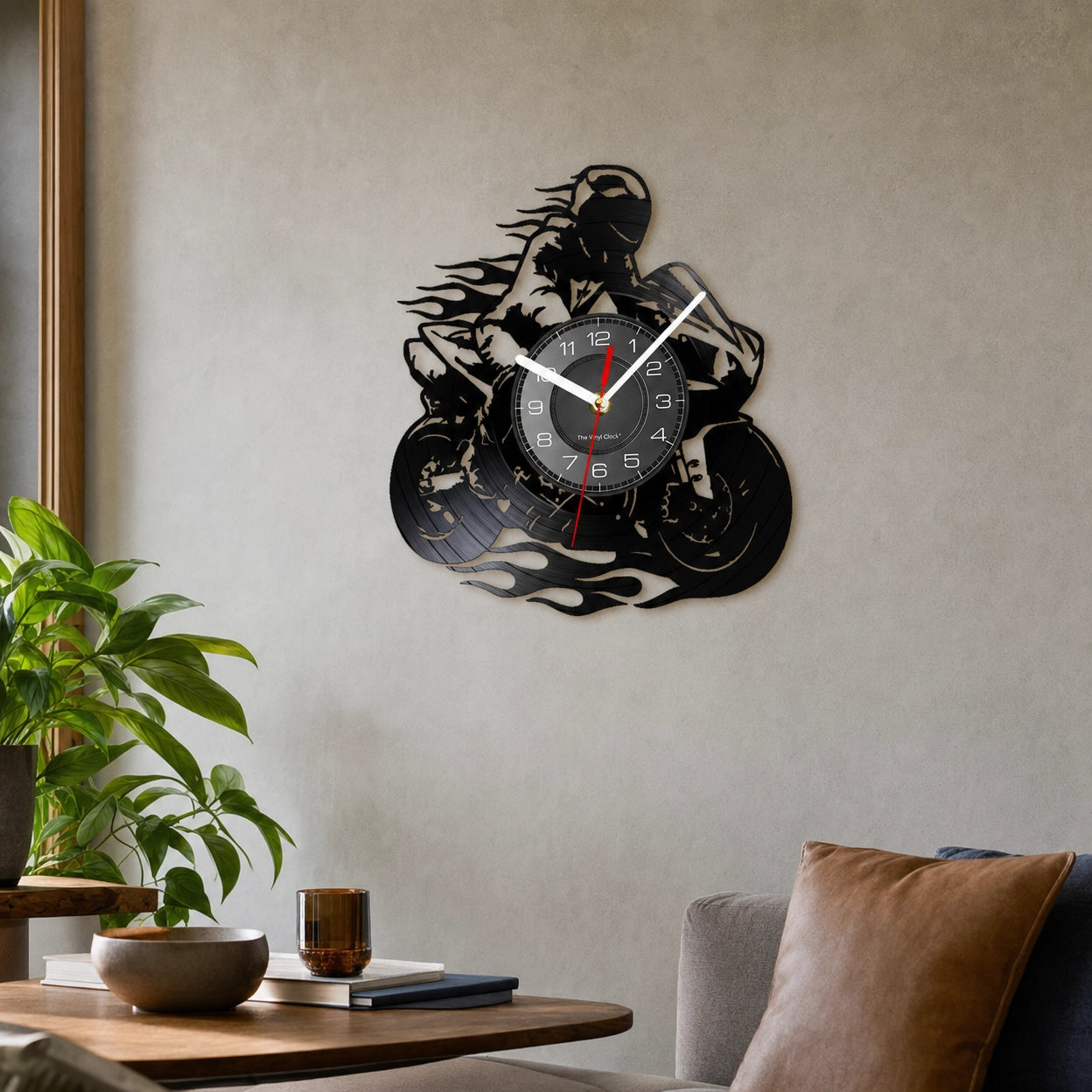 Motorcycle Design Wall Clock