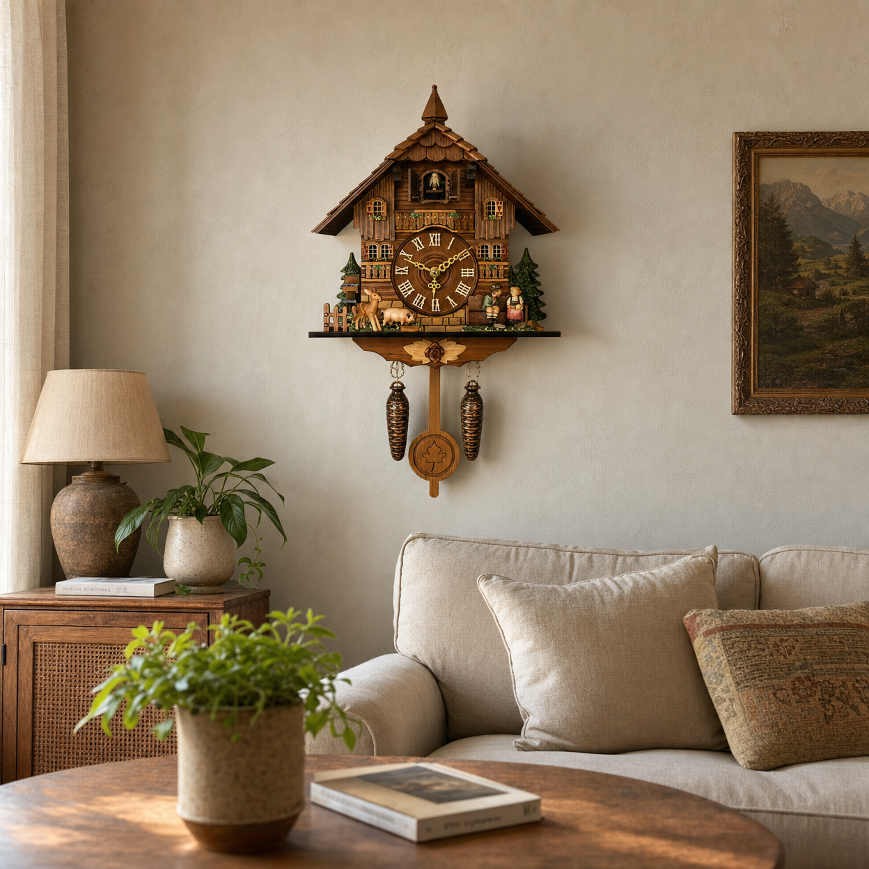 Cuckoo Clock Chalet Pendulum