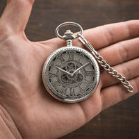 Vintage Skeleton Pocket Watch