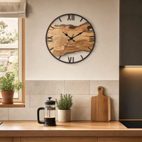 Minimalist Transparent Wall Clock Silent