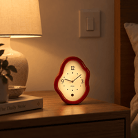 Royal Opera Wavy Wooden Table Clock