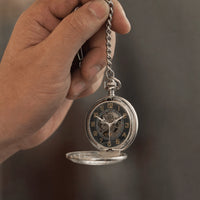 Pocket Watch Open Face Skeleton