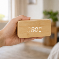 Digital Alarm Clock Temperature Display