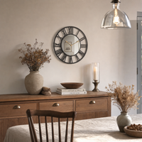 Modern Mirrored Wall Clock Silent