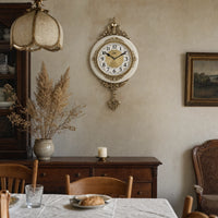 Vintage European Wall Clock Pendulum