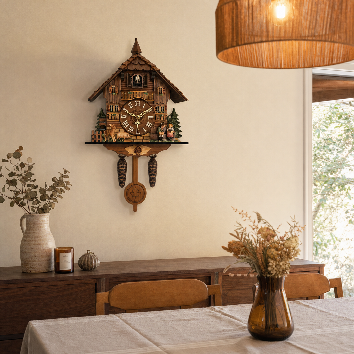 Cuckoo Clock Chalet Pendulum