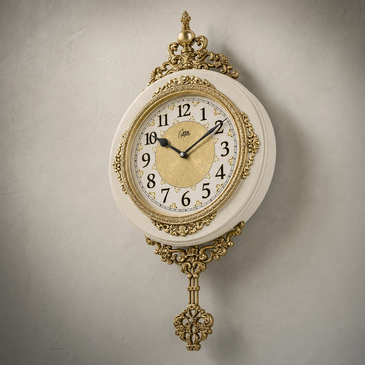 Vintage European Wall Clock Pendulum