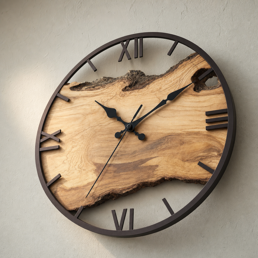 Minimalist Transparent Wall Clock Silent
