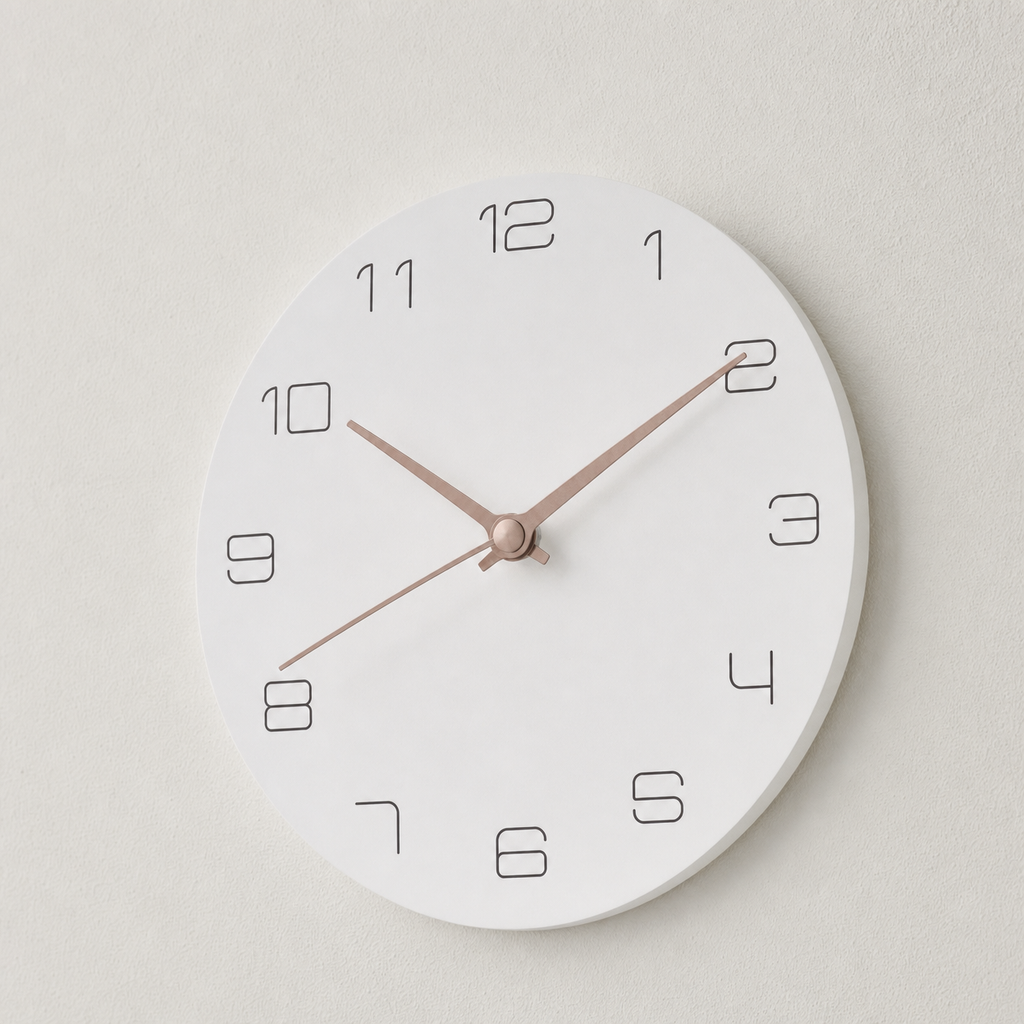 Silent Open Numeric Wall Clock