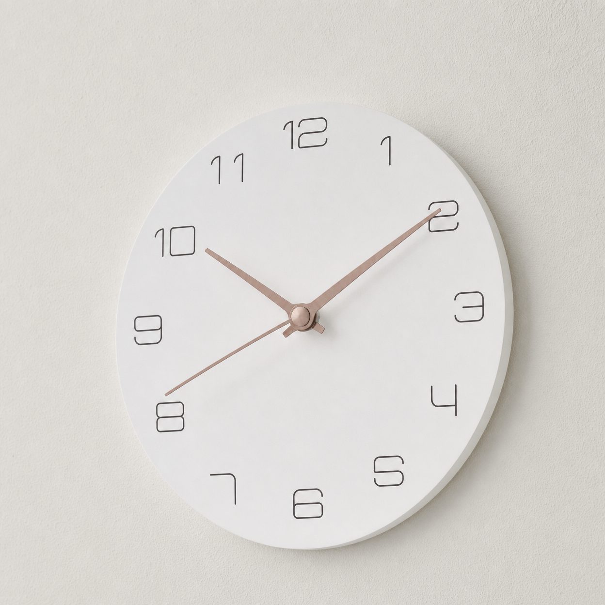 Silent Open Numeric Wall Clock