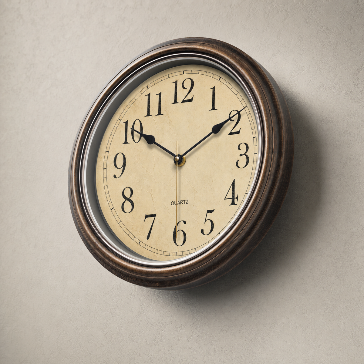 Vintage Silent Wall Clock Living Room