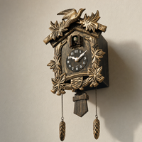 Vintage Pendulum Cuckoo Clock