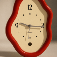 Royal Opera Wavy Wooden Table Clock