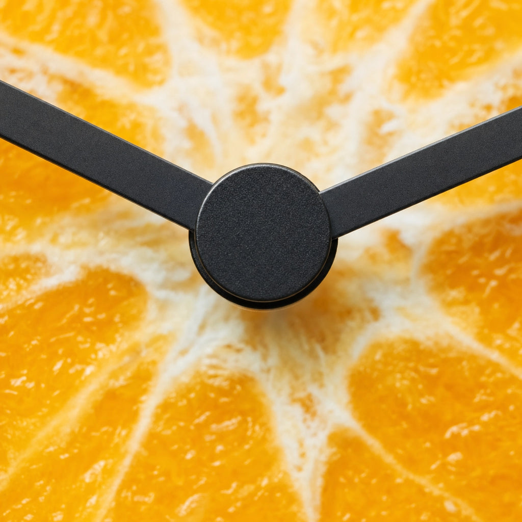 Tropical Style Wall Clock Silent Large