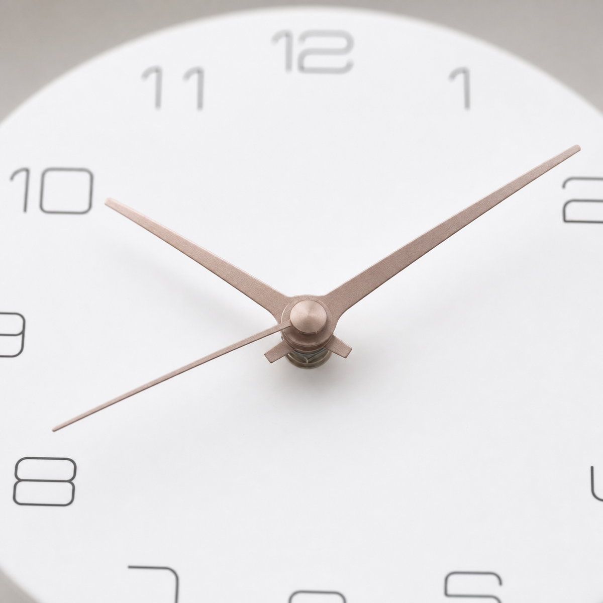 Silent Open Numeric Wall Clock
