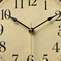 Vintage Silent Wall Clock Living Room