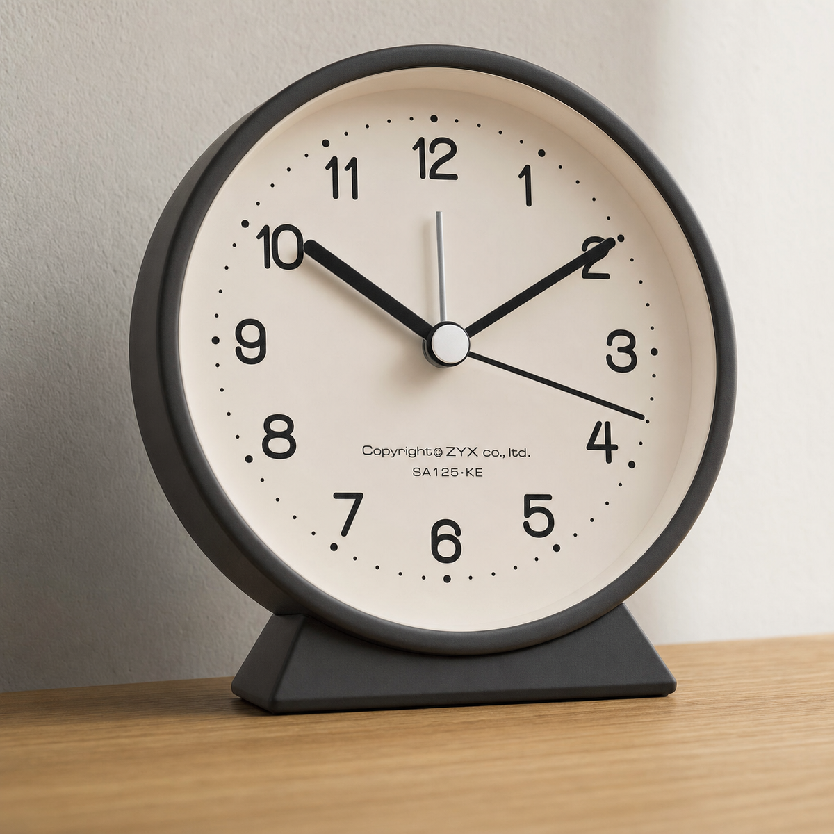 Classic Twin Bell Silent Alarm Clock