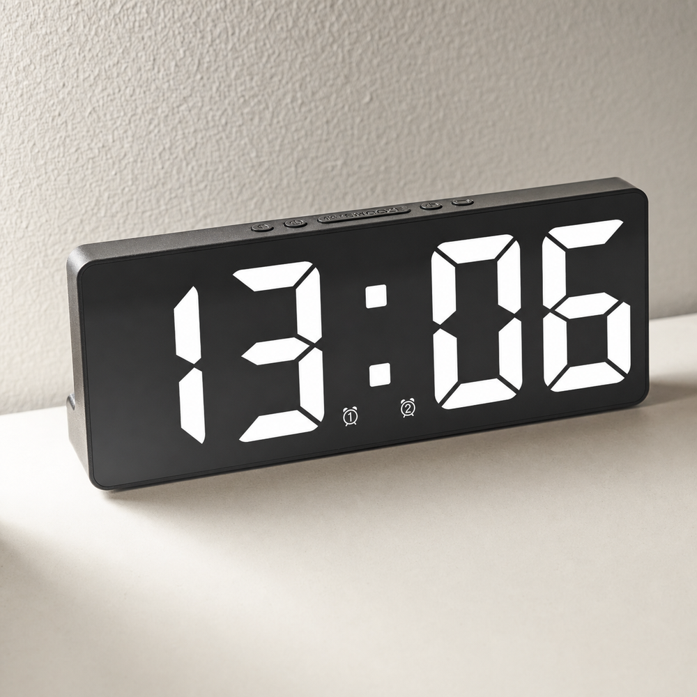 Alarm Clock Large Display For Seniors