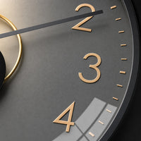 Modern Minimalist Wall Clock Shadow Effect
