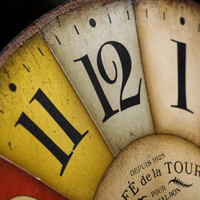 Vintage Industrial Wall Clock Silent Large