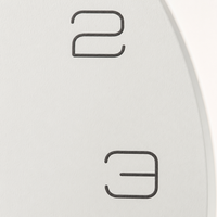 Silent Open Numeric Wall Clock