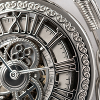 Vintage Skeleton Pocket Watch
