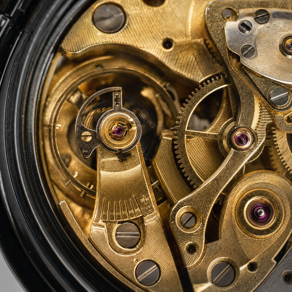 Mechanical Skeleton Open Face Pocket Watch