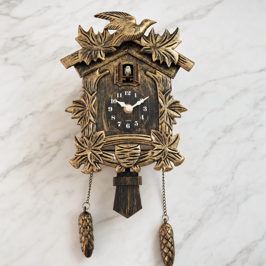Vintage Pendulum Cuckoo Clock