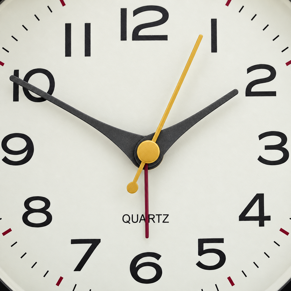 Classic Twin Bell Silent Alarm Clock