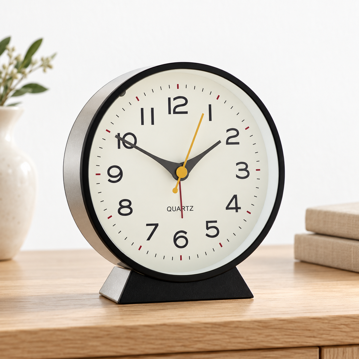 Classic Twin Bell Silent Alarm Clock
