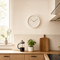 Minimalist Analog Wall Clock No Numerals