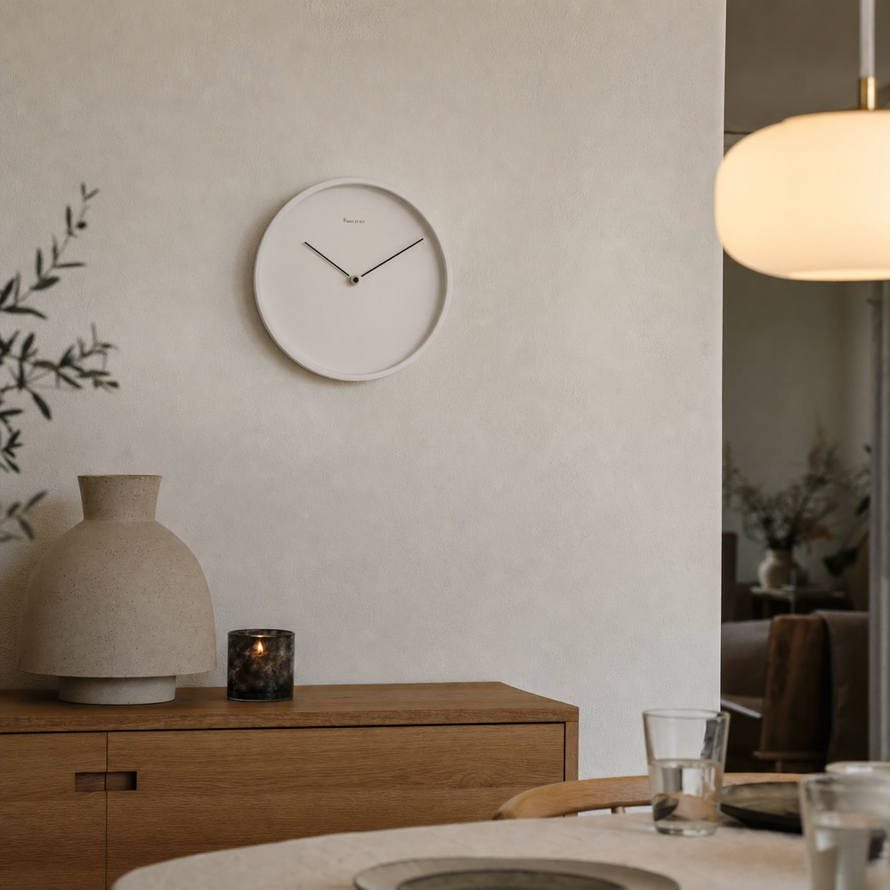 Minimalist Analog Wall Clock No Numerals