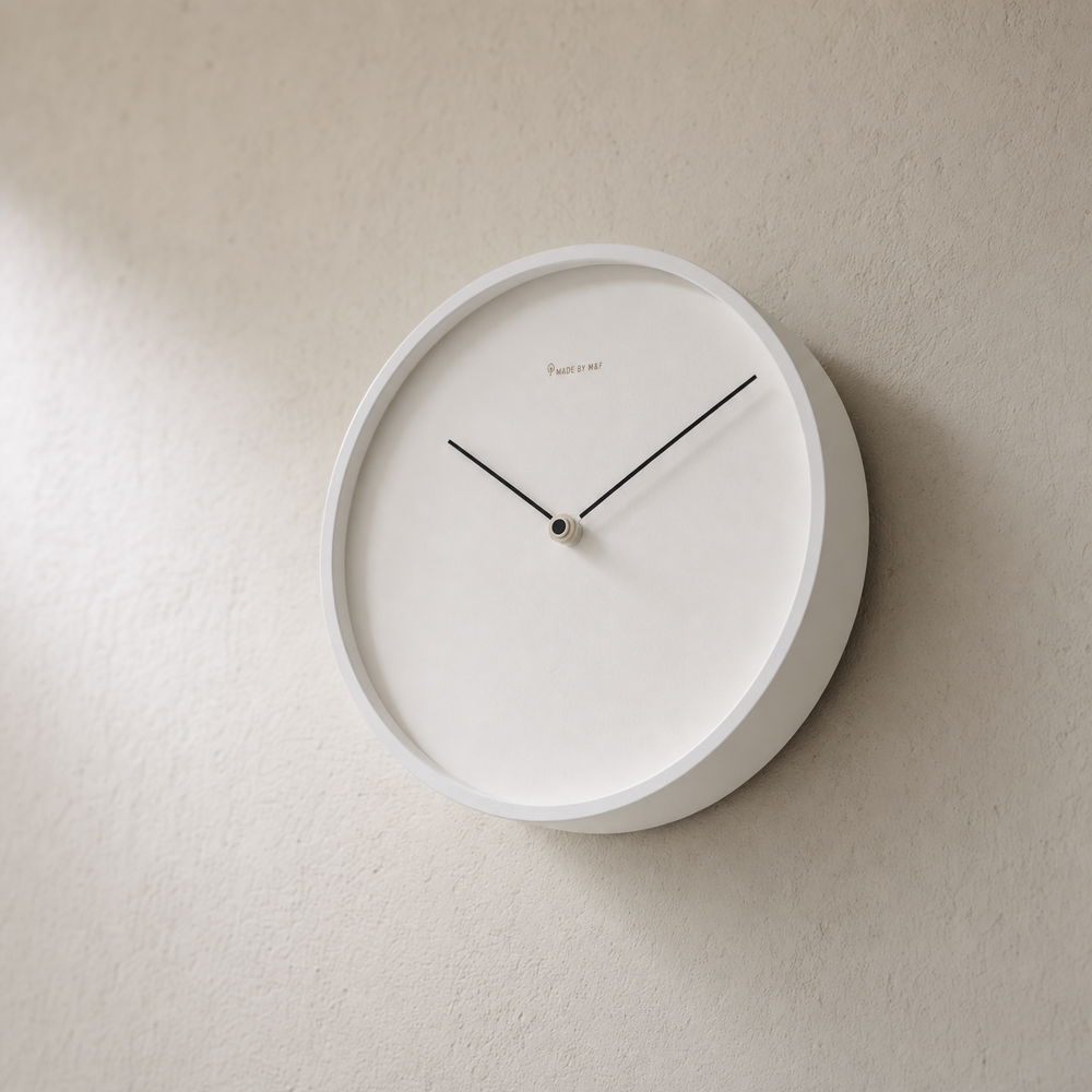 Minimalist Analog Wall Clock No Numerals