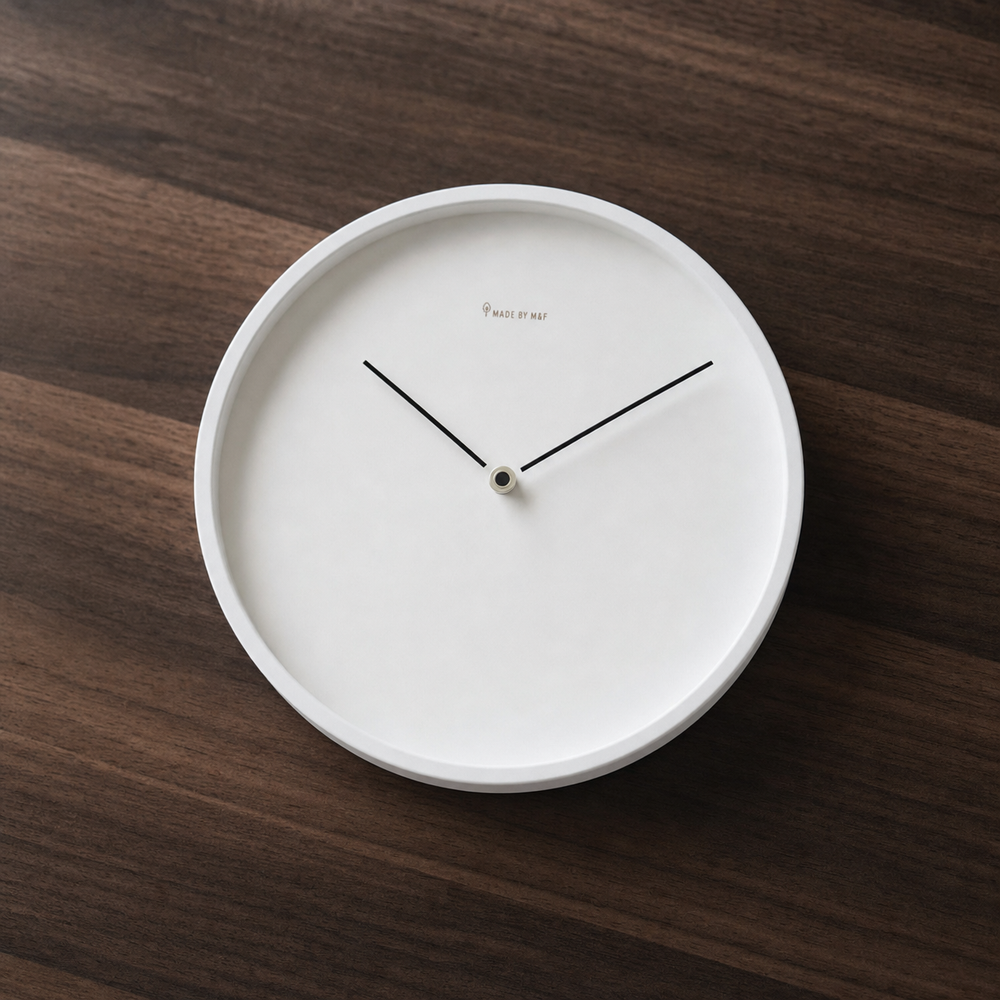 Minimalist Analog Wall Clock No Numerals