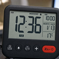 Travel Alarm Clock Portable Compact