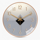 Wall Clock Raised Numbers Geometric Dial