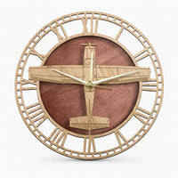 Modern Airplane Motif Wall Clock