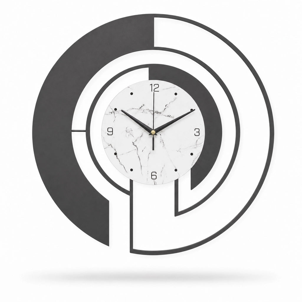 Minimalist Round Wall Clock Silent