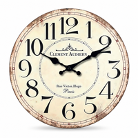 Vintage French Style Silent Wall Clock