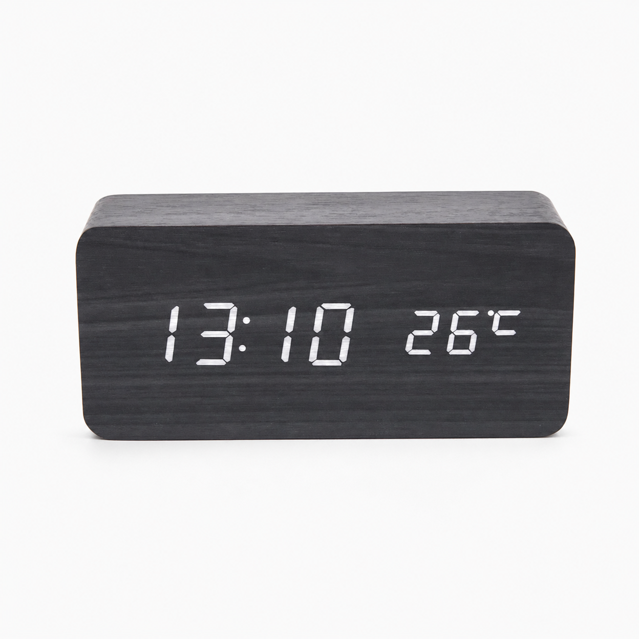 Wooden Digital Alarm Clock Multifunction